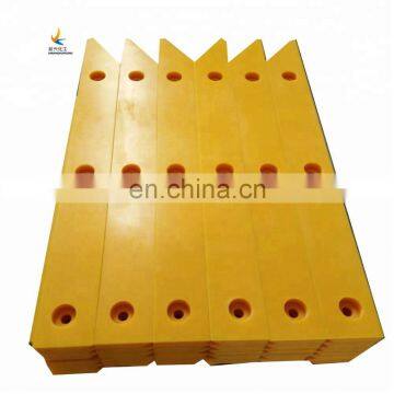 Recyclable and anti-rot marine fender facing pads for dock