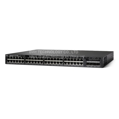 WS-C3650-48PS-L Cisco Catalyst 3650 Switch  48 Port PoE 4x1G Uplink LAN Base