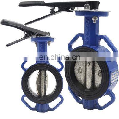 Bundor DN100 CE EAC ISO TS approved grooved Wafer Butterfly Valve Parts EPDM seat Butterfly Valve