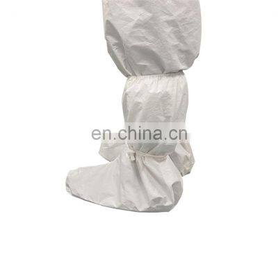 White Disposable Adjustable Medical Lab Comfortable With Plastic PE Isolation High Long Shoe Boot Covers for Personal Use photo-4