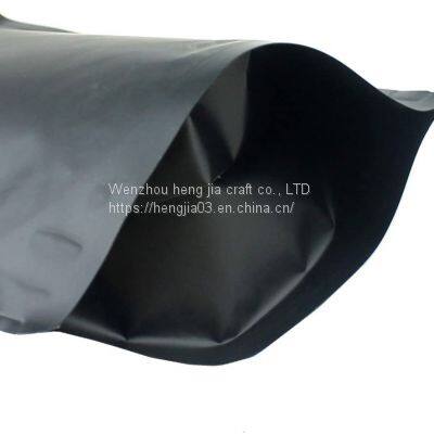 100 Matte Double Color Vertical QuickQlick Repeatable Seal Bags (12 X18 cm X7.1 (4.7 Inches), Black) photo-2