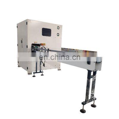 Facial tissue cutting machine