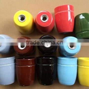 colorful ceramic e27 lamp holder