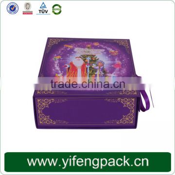 Wholesale custom printed Decorative China recycled handmade empty Christmas gift boxes