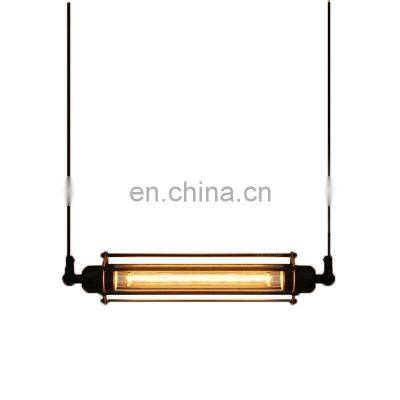 Country Retro Flute Chandelier Restaurant Cafe Bar Lamp Nordic Industrial Style Pendant Light