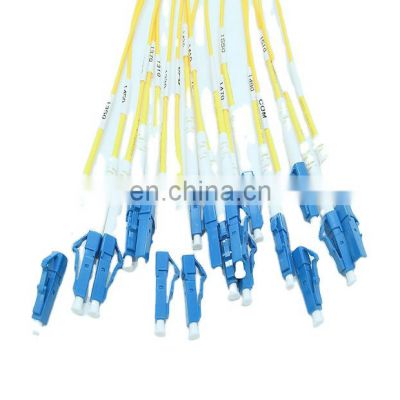 FTTH LC-LC Yellow Jacket fiber optic patch cord color code