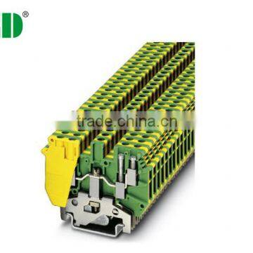 Ground type screw clamp terminal blocks with 6.20mm Terminal Width