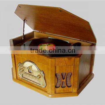 Gramophone Cd/cassette Player,multiple Record Player,bluetooth Vinyl Record Player