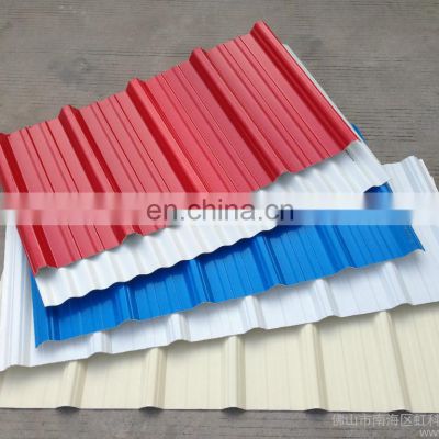 high quality fireproof easy install corrugated roof tile plastic tiles light pvc resin roof sheet tile