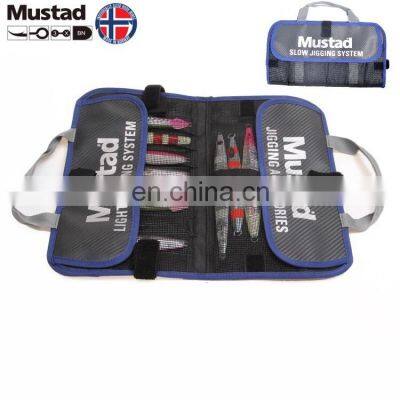 MUSTAD Fishing Bag Mochila Pesca Jig Pouch Sea Fishing Gear Package Fishing Large Capacity Jigging Equipment Bolsa De Pesca