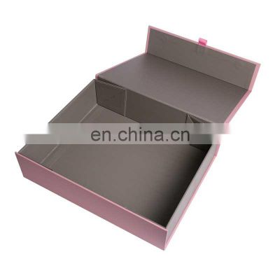 Professional rigid luxury wedding dress folding packaging box