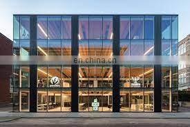 Facade Panel Aluminium Glass Triple Glazed Cladding Exterior Facade Curtain Walls