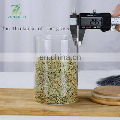Sealed Canister Tea Canister Dried Fruit Food Storage Bottle Grain Storage Jar Glass Jar Display Bottle Seasoning Jar photo-4