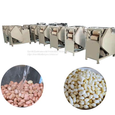 Automatic Peeler Peeling Machine Peanut| Wet Peanut Peeling Machine |