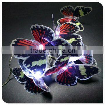 Led Butterfly Fiber Battery Powered Christmas Lights for Christmas Ornament, Animal Decoration photo-2