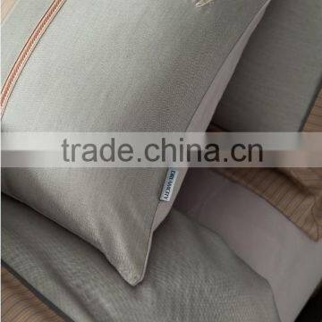 Golden Color Egyptian Cotton Flat Bed Sheet 6 Pcs Comforter Set for Middle East Embroidery Bedding Set photo-3