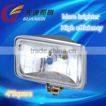 4 inch square china factory retail more bright Halogen Sealed Beam Headlight Headlamp for car