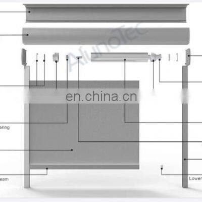 Custom Durable Waterproof Fireproof Windproof Outdoor Exterior External Sunscreen Fabric Zip Track Roller Blinds photo-2