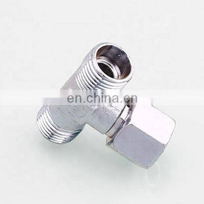 China supplier high quality Swivel Nut Branch Tee iron pipe fitting hydraulic Pipe joint system