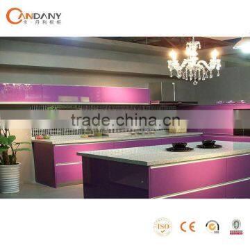 Hot Sale Design MDF or Melamine or Solid Wood Modern Lequred KitchenCabinet