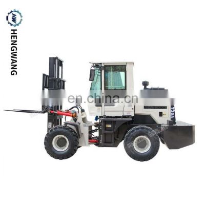 diesel engine China manufacturer rough terrain forklift truck price 4m lifting forklift pallet stacker