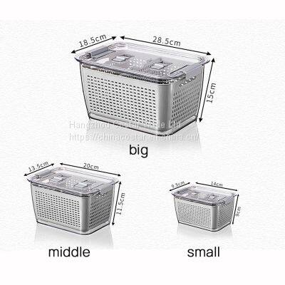 Fresh Vegetable Fruit Storage Containers Produce Saver Fridge Food Storage Containers Keep Vegetables Fresh Stackable photo-5