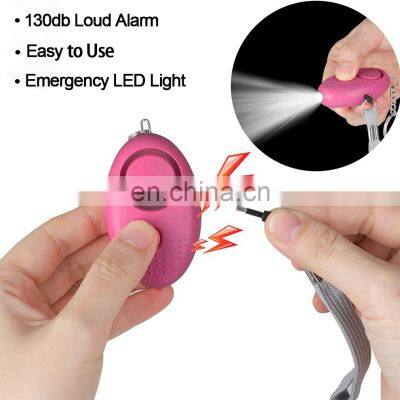 130 db SOS Personal Anti Attack Emergency Defense Alarm Personal Keychain For Women Children photo-5