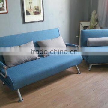 2015 New Design Space Saving Fabric Steel Structure Arm Chair Bed Bedroom Furniture Sets photo-2