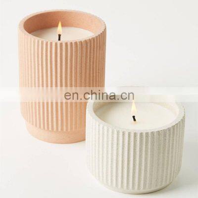 Hot Sale Customized Ceramic Private Label Aroma Candles Luxury Fragrance Organic Soy Wax Scented Candle Wholesale