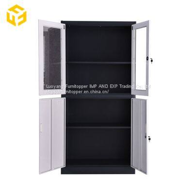 Office Stoarge Cabinet Metal Steel Display Cabinet With Glass Door photo-3
