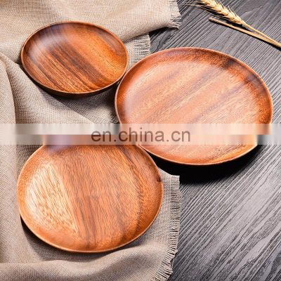 Hot Sale High Quality Simple Luxury Premium Set Of 3 Bamboo Serving Tray