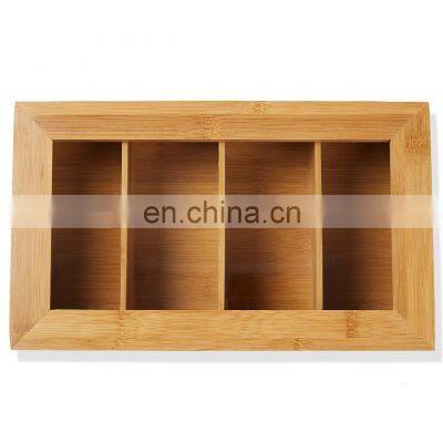 Customized Wholesale Kitchen Organizer Bamboo Storage Box Amenities Pantry Organizer Home Storage & Organization photo-4