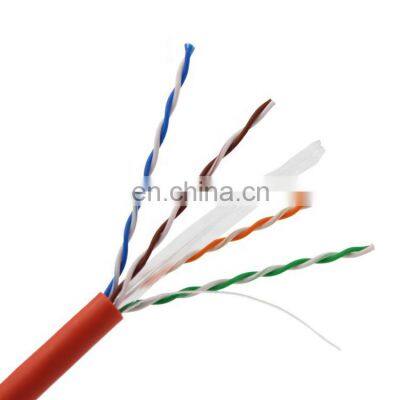 Outdoor fire retardant utp u/utp ftp fftp 30m 100mater 305m 350m 4pr 23 24 awg 23awg ethernet de cat6 cable