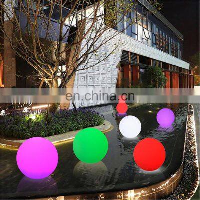 Outdoor Solar waterproof swimming pool LED mood light floating led illuminated swimming pool ball light