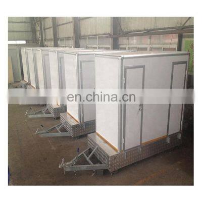 China flexible garden container house factory VIP  trailer toilet room unit  for sale