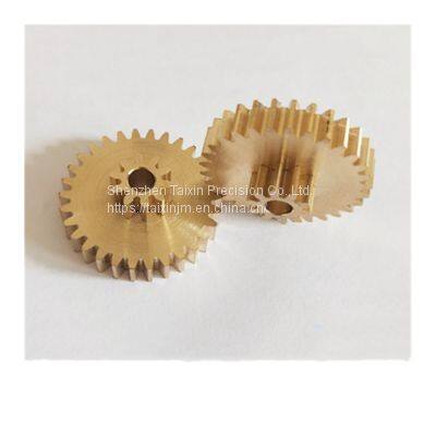 brass double spur gear