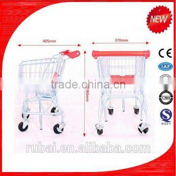 Mini metal shopping kids trolley carts