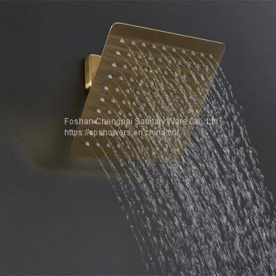 shower set wall mounted ultra thin rainfall showerhead 20x20cm sanitary shower system