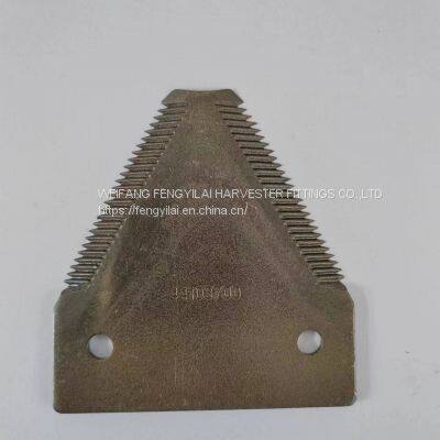Combine Harvester Replaced Spare Parts High Quality Knife Section 65Mn Steel Pressing Teeth photo-2