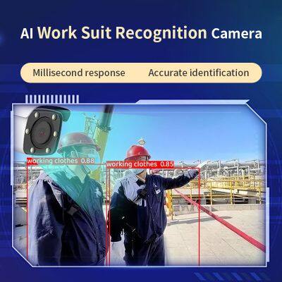 Work clothes wear monitoring system factory safety monitoring early warning camera