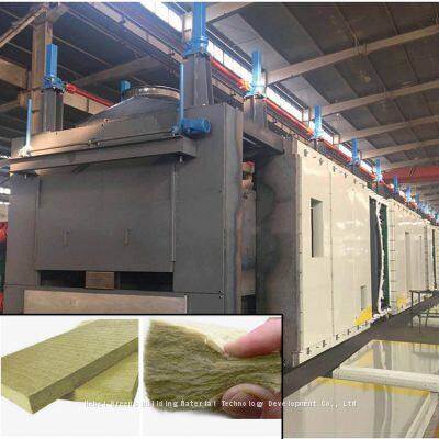 Mineral Stone Basalt Panel Making Machine Stone Wool Production Line Natural Gas Basalt Rock Wool Making Machine photo-2