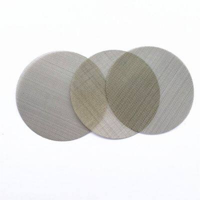 High Precision Stainless Steel Woven Wire Mesh Screen Disc Filters