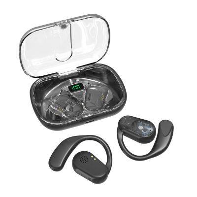 Sport Fitness OWS Earphones Digital LED Display Ear Hook TWS Earbuds