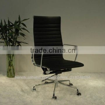 leather Aluminum Group Executive Chair with wheels