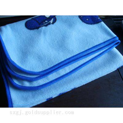 High Quality Polar Fleece Two Side Brush Blanket Cozy Soft Customized Pattern Fleece Print Blanket