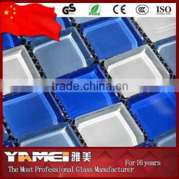 2014 factory price thickness 8 mm glass mosaic tile