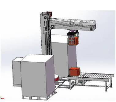 Carton Bag Palletizier Machine, Automatic Single Column Palletizer photo-2