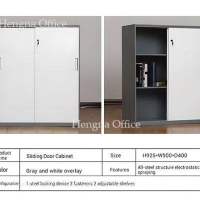 Low Profile Steel Cupboard |2-Door |Under-Desk Storage With Anti-Tilt Mechanism for Industrial Workshop & Home Office | Long Lifespan photo-2