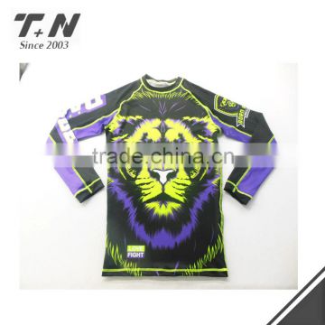 Wholesale Custom Sublimation Printed Long Sleeve Gym Compression Tights