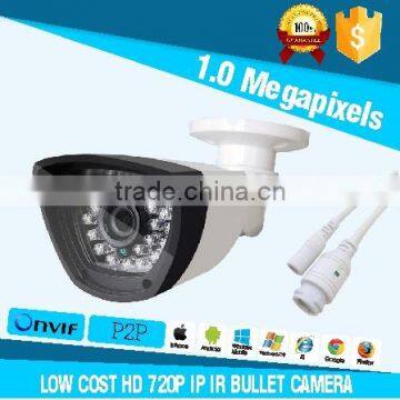 IP66 1.0MP HD 720P IP CMOS sensor IR 35M smart fixed lens dome camera cctv surveillance camera in Shenzhen